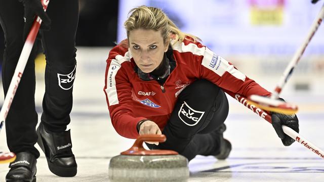 Silvana Tirizoni, patronne du curling mondial, sera naturellement au rendez-vous avec le CC Aarau. [TT News Agency via AP - Jonas Ekstromer]