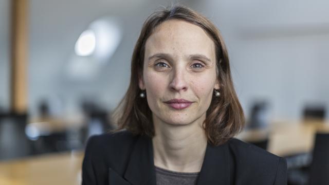 Claudine Esseiva, conseillère libérale-radicale à la Ville de Berne et porte-parole de l’Association suisse des employés de banques. [Keystone - Gaetan Bally]