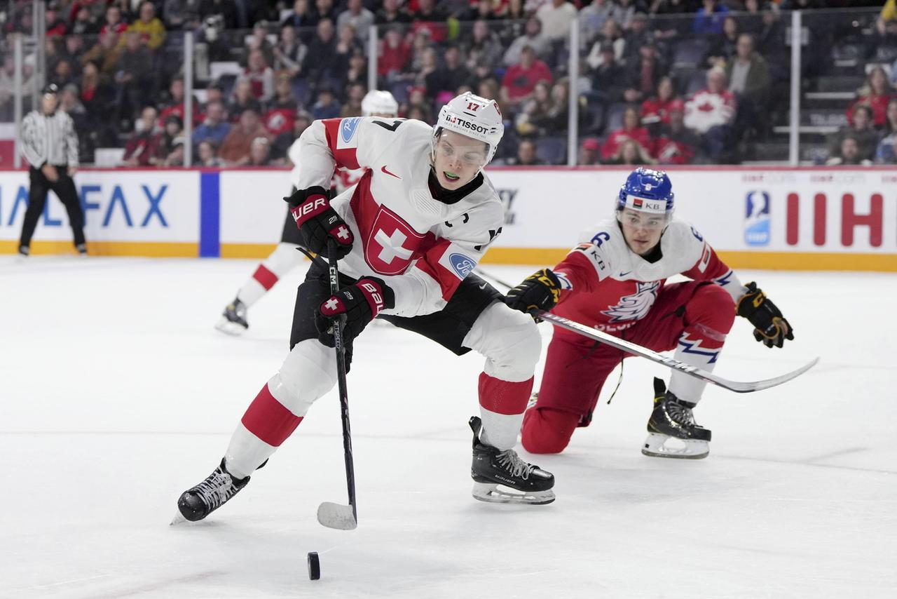 Attilio Biasca était le capitaine de l'équipe de Suisse M20 lors du dernier Mondial à Edmonton. [Darren Calabrese]