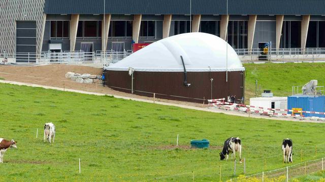 Grangeneuve inaugure son installation de biogaz agricole mercredi 3 mai 2023. [Etat de Fribourg - Olivier Léchaire]