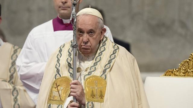 Le Pape François prononce sa première prière de l'Angelus de 2023. [AP Photo - Andrew Medichini]