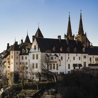 Vue du Château de Neuchâtel. [Keystone - Jean-Christophe Bott]