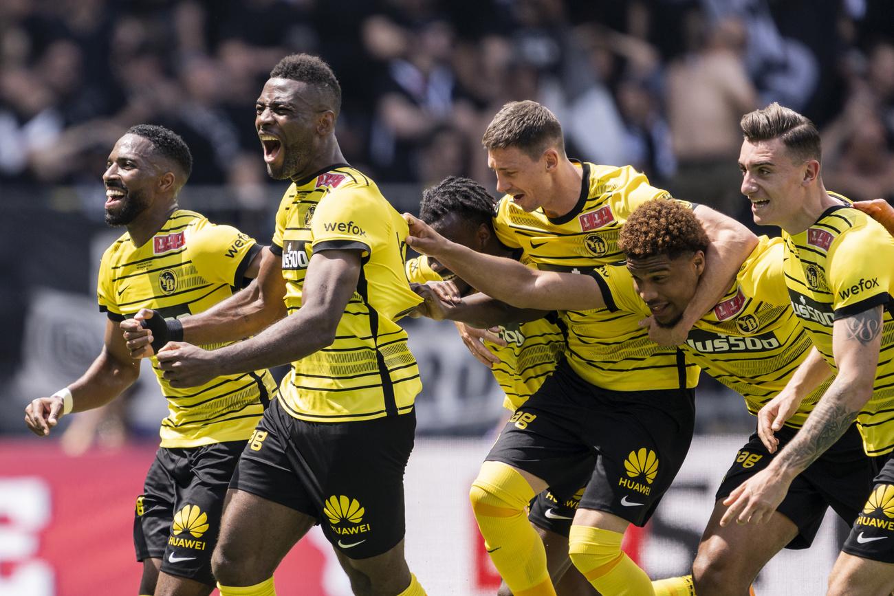 Jean-Pierre Nsame et Young Boys ont dominé Lugano au Wankdorf. [KEYSTONE - Alessandro della Valle]