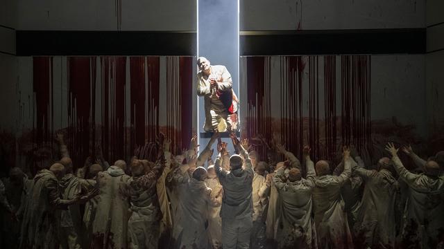 Une scène de la production de "Parsifal" au Grand Théâtre de Genève en janvier 2023. [GTG - Carole Parodi]