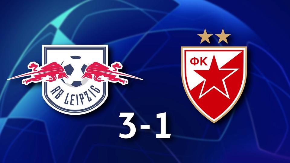 3e journée, RB Leipzig - Etoile Rouge (3-1): le résumé du match