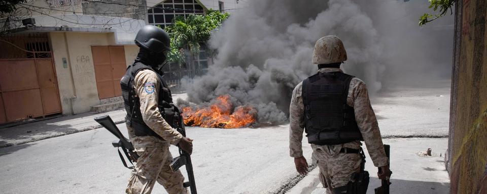 La situation sécuritaire en Haïti se dégrade toujours. [Keystone - EPA/Johnson Sabin]