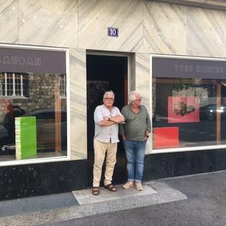 Les artistes Olivier Saudan et Yves Zbinden se sont associés pour créer Galerie 10 à Lausanne. [DR]