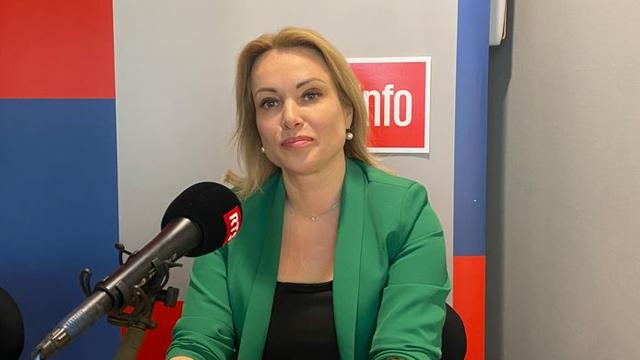 Marina Ovsiannikova, la journaliste russe qui a percé le voile de propagande. [RTS - Alexandre Habay]