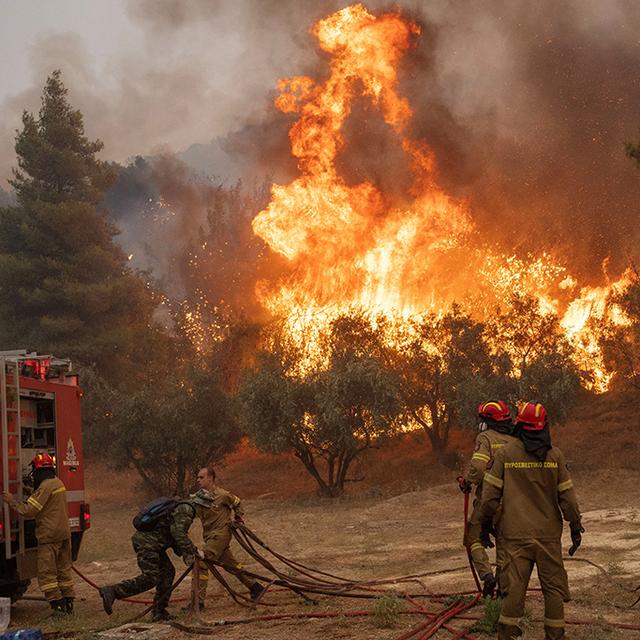 La Grèce redouble d'efforts face à une nouvelle vague d'incendies. [Reuters - Alkis Konstantinidis]