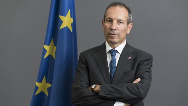 Petros Mavromichalis, ambassadeur de l'Union européenne en Suisse. [Keystone - Alessandro della Valle]