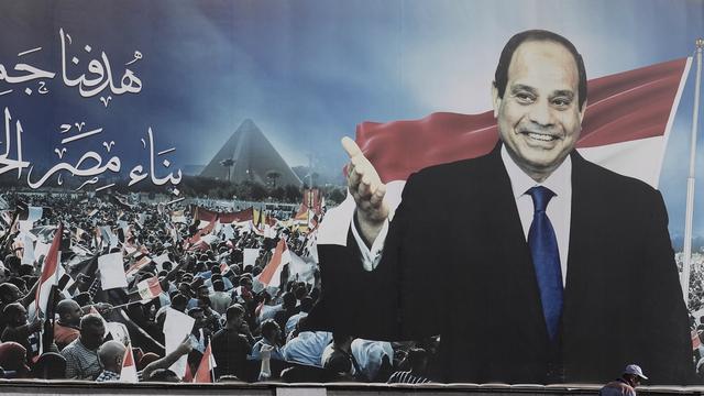 L'Egypte a réélu son président Abdel Fattah al-Sissi avec 89,6% des voix. [Keystone - Amr Nabil]