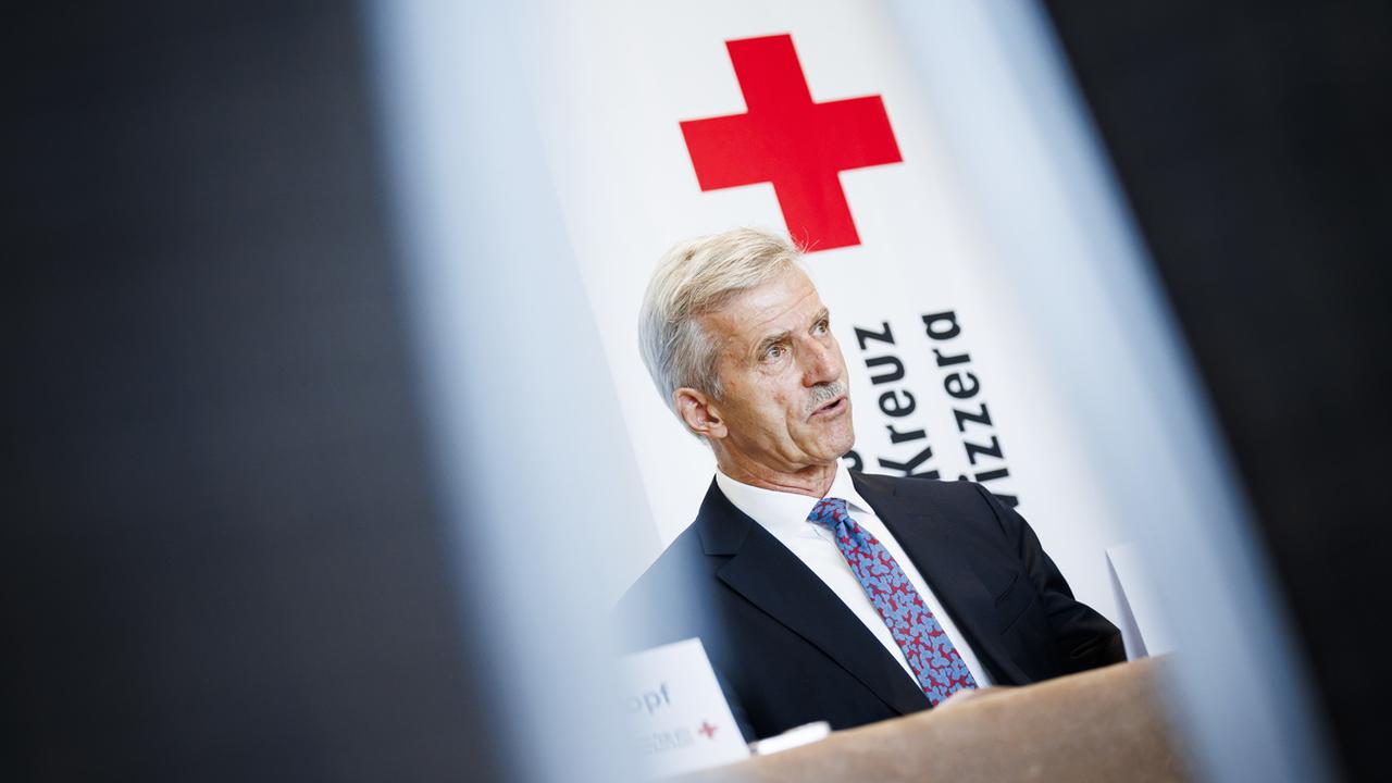 Thomas Zeltner, le nouveau Président de la Croix-Rouge suisse. [Keystone - Valentin Flauraud]
