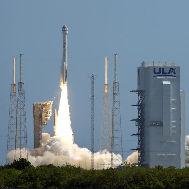 Le vaisseau Starliner de Boeing a décollé pour l'ISS. [Keystone - John Raoux]