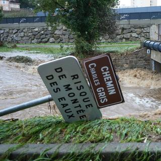 Les fortes inondations qui ont eu lieu hier au centre et sud-est de la France sont désormais terminées. [AFP - Mathieu Prudhomme]