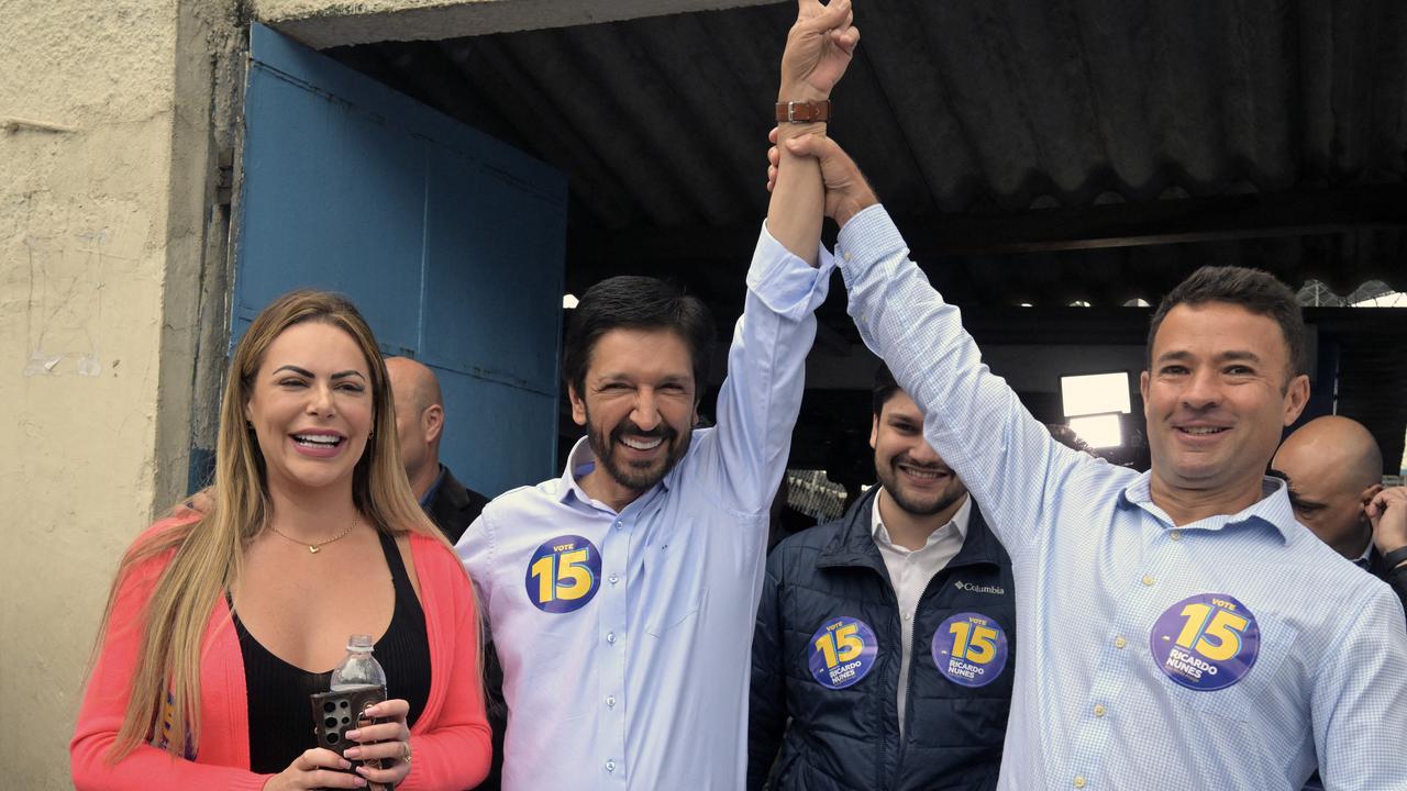 Le candidat de droite Ricardo Nunes a été largement réélu à la mairie de Sao Paolo. [AFP - NELSON ALMEIDA]