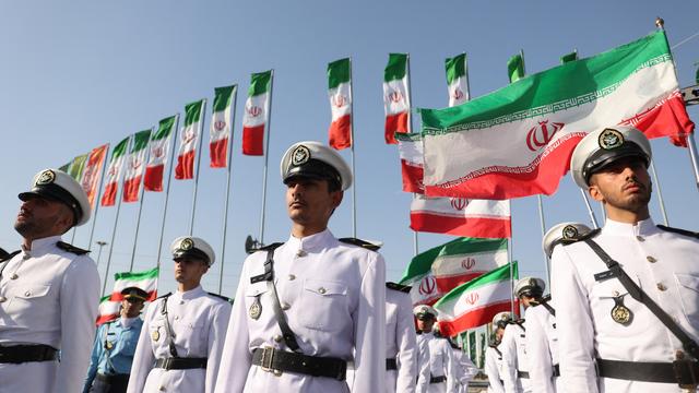 Des membres des forces armées iraniennes assistent au défilé militaire annuel à Téhéran, le 21 septembre 2024 (image d'illustration). [via REUTERS - Majid Asgaripour]