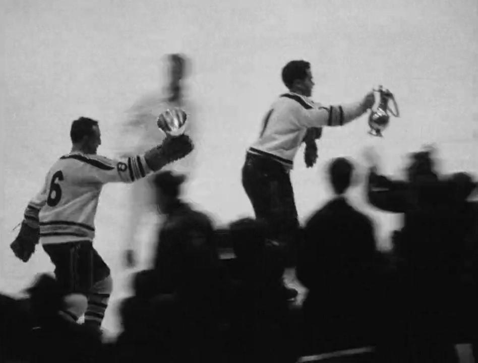 En 1964, le HC Genève Servette se hisse pour la première fois en LNA [RTS - Capture d'écran]