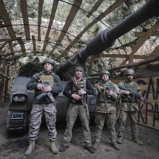 L'Ukraine mobilise 160'000 hommes face aux avancées russes et à la menace de renforts nord-coréens. [Keystone]