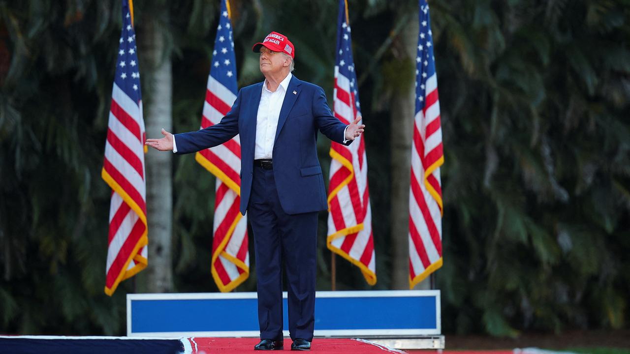 Donald Trump lors d'un meeting politique en Floride. [Reuters - Brian Snyder]