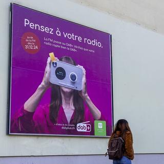 La SSR passe l'intégralité de ses programmes sur la DAB+ le 1er janvier 2025. [KEYSTONE - Salvatore di Nolfi]