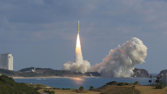 La fusée H3 a décollé de la base spatiale japonaise de Tanegashima [The Yomiuri Shimbun via AFP - DAISUKE URAKAMI]