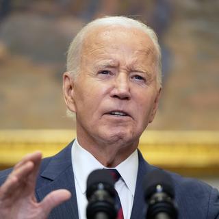 Le président Joe Biden a eu un long téléphone avec Benjamin Netanyahu. [Keystone/AP Photo - Mark Schiefelbein]