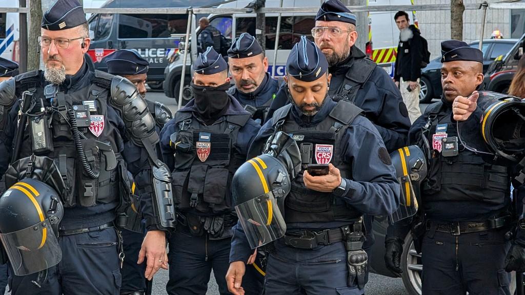 Un total de 4000 policiers et gendarmes seront mobilisés pour le match France-Israël. [afp - Luc Auffret]