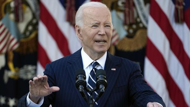 Joe Biden s'est exprimé après la victoire de Donald Trump. [KEYSTONE - SUSAN WALSH]