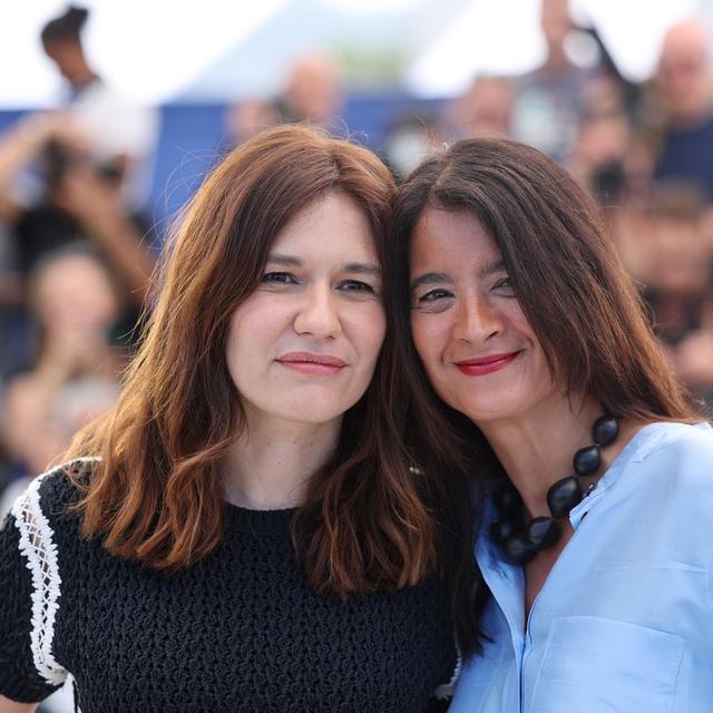 Jessica Palud et Vanessa Schneider au festival de Cannes en 2024. [Keystone - André Pain]