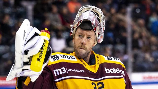 Antti Raanta se plaît aux Vernets, son nouvel espace de travail. [Freshfocus - Laurent Daspres]