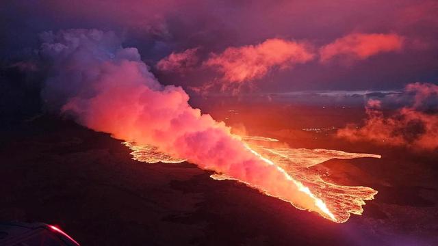 La dernière éruption volcanique en Islande date du mois d'août. [via REUTERS - Civil Protection of Iceland]