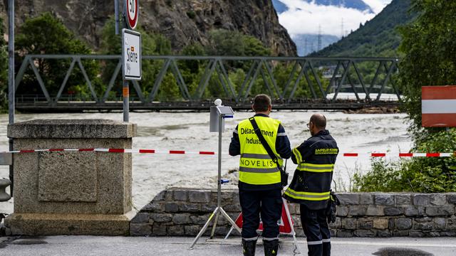 Le point sur les intempéries des derniers jours en Suisse [Keystone - Jean-Christophe Bott]