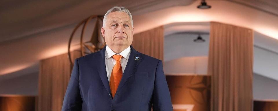 L'UE a condamné mercredi la visite de Viktor Orban à Vladimir Poutine le 5 juillet à Moscou. [Keystone]