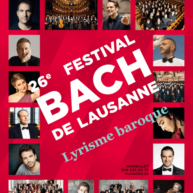 L'affiche du 26e festival Bach de Lausanne. [DR]