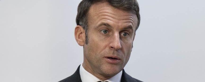 L'envoi de troupes occidentales ne peut "être exclu", dit Emmanuel Macron. [Keystone]