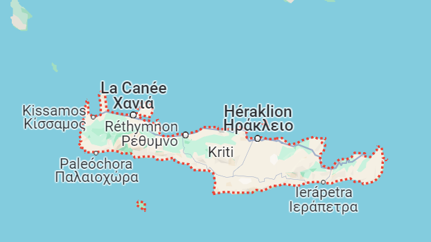 Un tremblement de terre de magnitude 5,3 secoue la Crète, sans faire de blessés. [DR]
