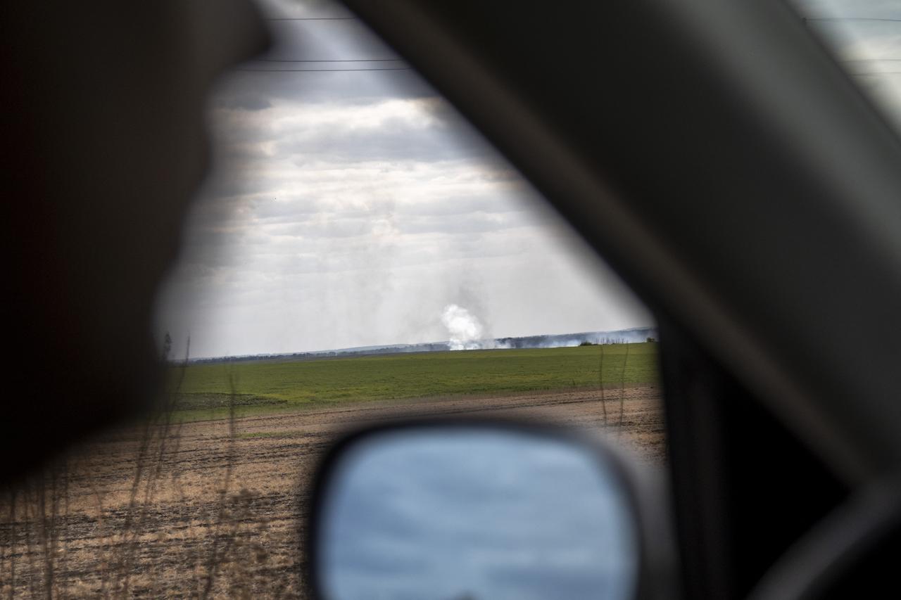 Les bombardements sont quotidiens dans la région de Kharkiv, où l'armée russe poursuit son offensive. [Anadolu via AFP - NARCISO CONTRERAS]