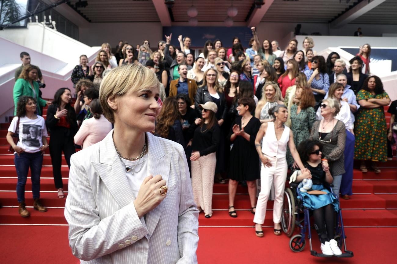 Projection du film de Judith Godrèche au festival de Cannes. [EPA/Keystone - GUILLAUME HORCAJUELO]