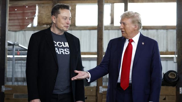 Donald Trump aurait nommé Elon Musk au ''DOGE''. [AFP - Anna Moneymaker]