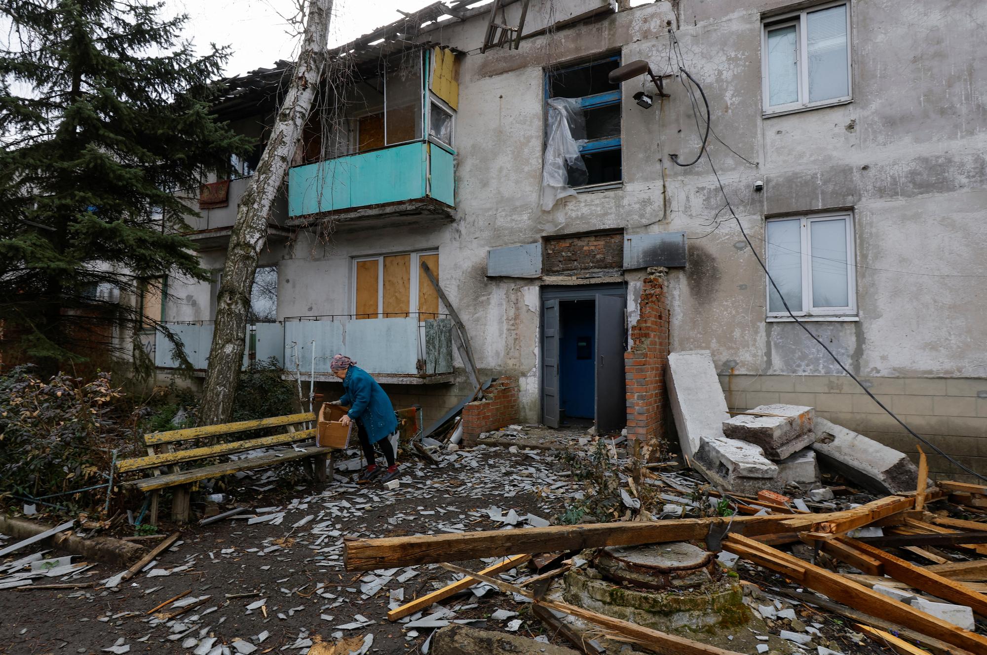 La région de Lougansk a été visée par les frappes ukrainiennees. [REUTERS - Alexander Ermochenko]