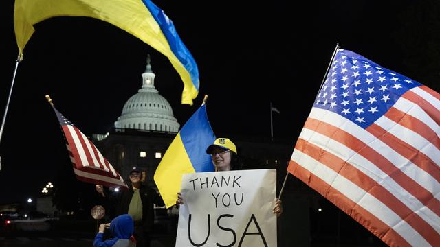 Le Sénat américain a validé l'aide à l'Ukraine, Israël et Taïwan. [KEYSTONE - MICHAEL REYNOLDS]