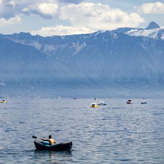 Le lac Léman. [Keystone - Jean-Christophe Bott]