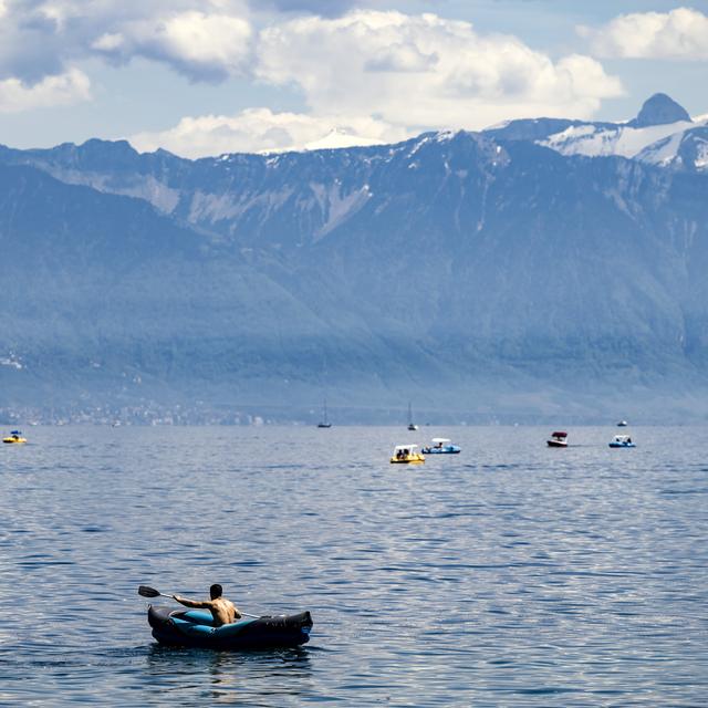 Le lac Léman. [Keystone - Jean-Christophe Bott]