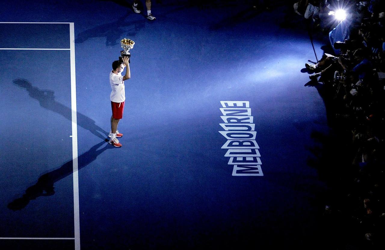 Stan Wawrinka "flashé" sur l'autoroute de la gloire [EPA - Frank Robichon]