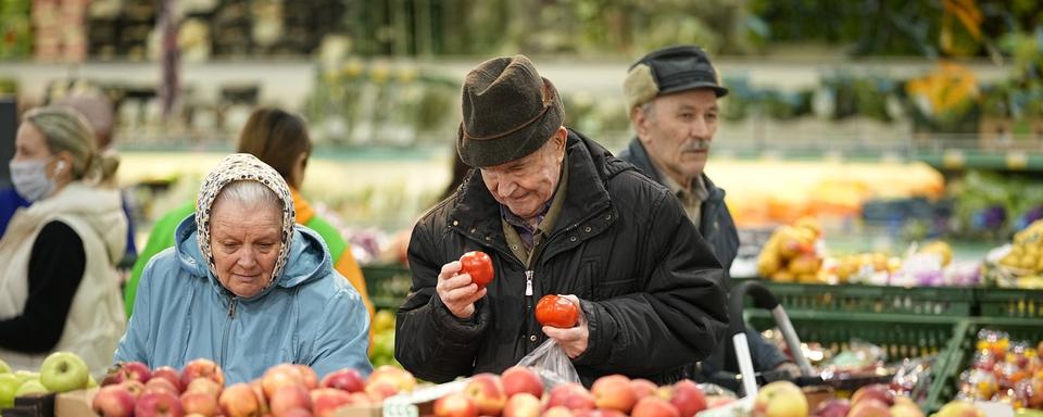 Que cachent les chiffres de la bonne croissance économique de la Russie? [Keystone - AP Photo]