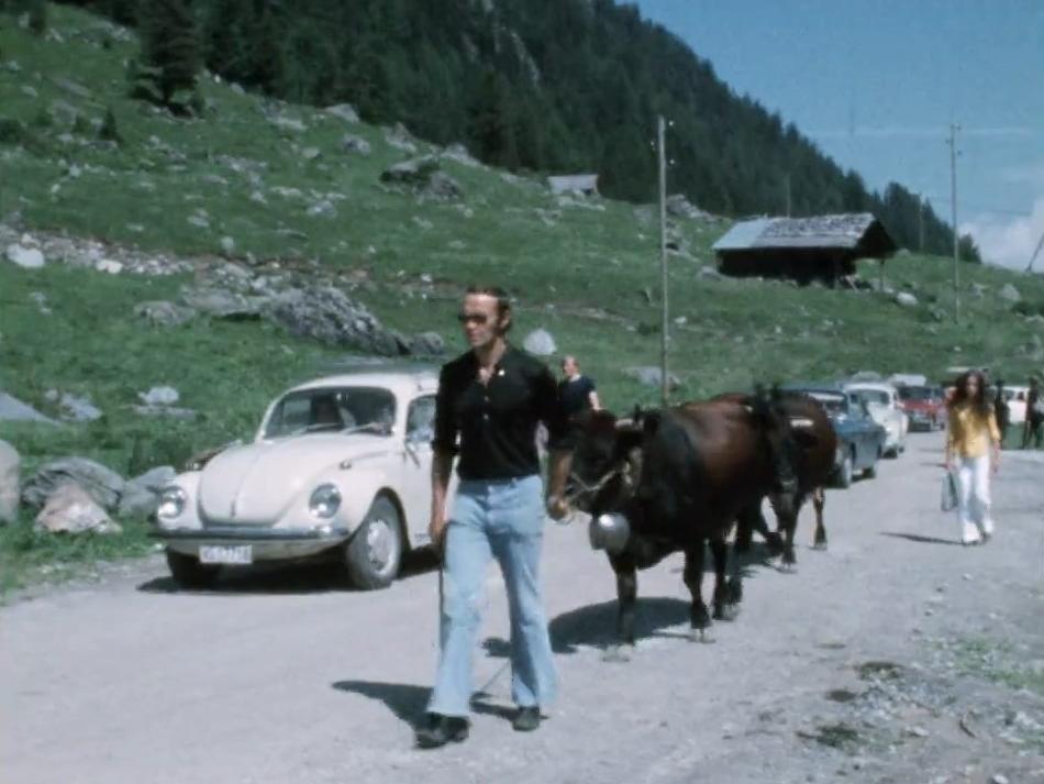 L'essor du tourisme produit un changement brutal dans la commune de Nendaz. [RTS]