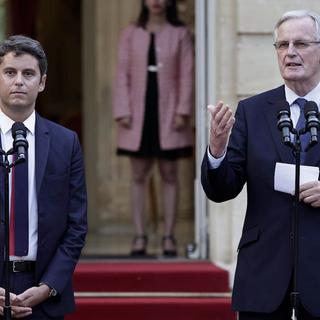 Le nouveau Premier ministre français Michel Barnier promet "des changements et des ruptures". [Keystone]