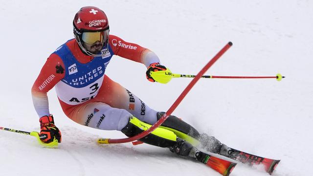 Meillard n'avait pas été en mesure de prendre le départ à Sölden. [KEYSTONE - ROBERT F. BUKATY]