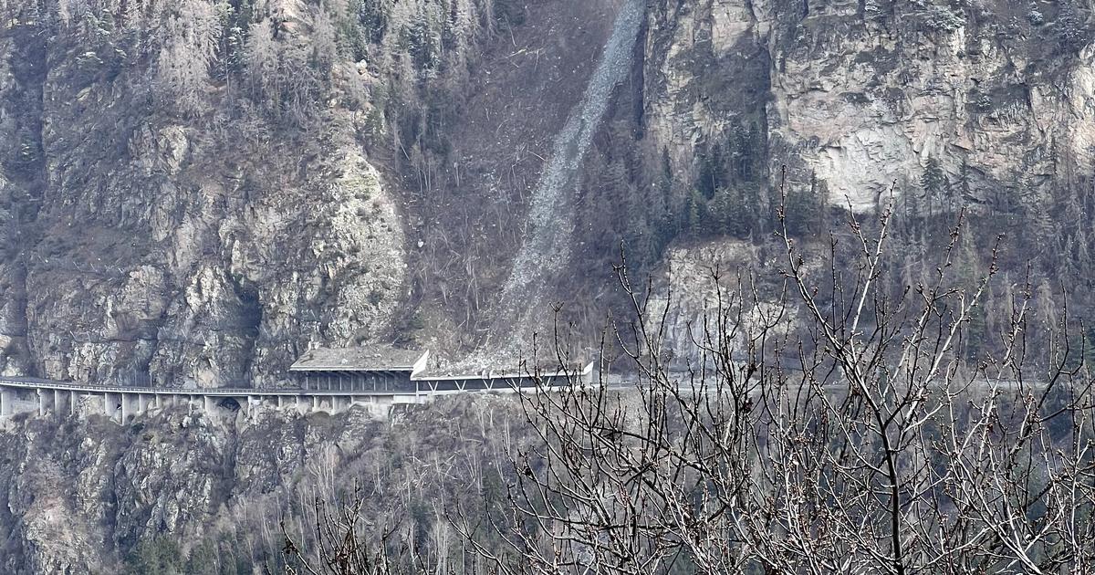 Un éboulement près de Vissoie coupe la route en direction du Val d’Anniviers – rts.ch