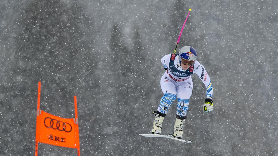 Le retour de Lindsey Vonn se précise. [KEYSTONE - JEAN-CHRISTOPHE BOTT]